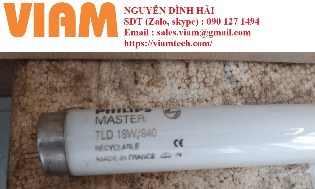 Tl84 Bóng đèn tl84 so màu- Hãng Philip - TL-D 36W/840 - ViamTech