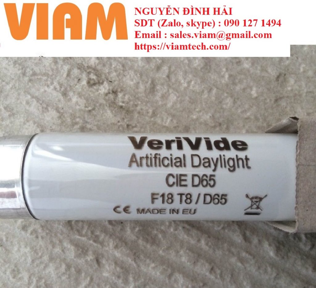 Bóng đèn D65 so màu – Verivide - F18T8/D65